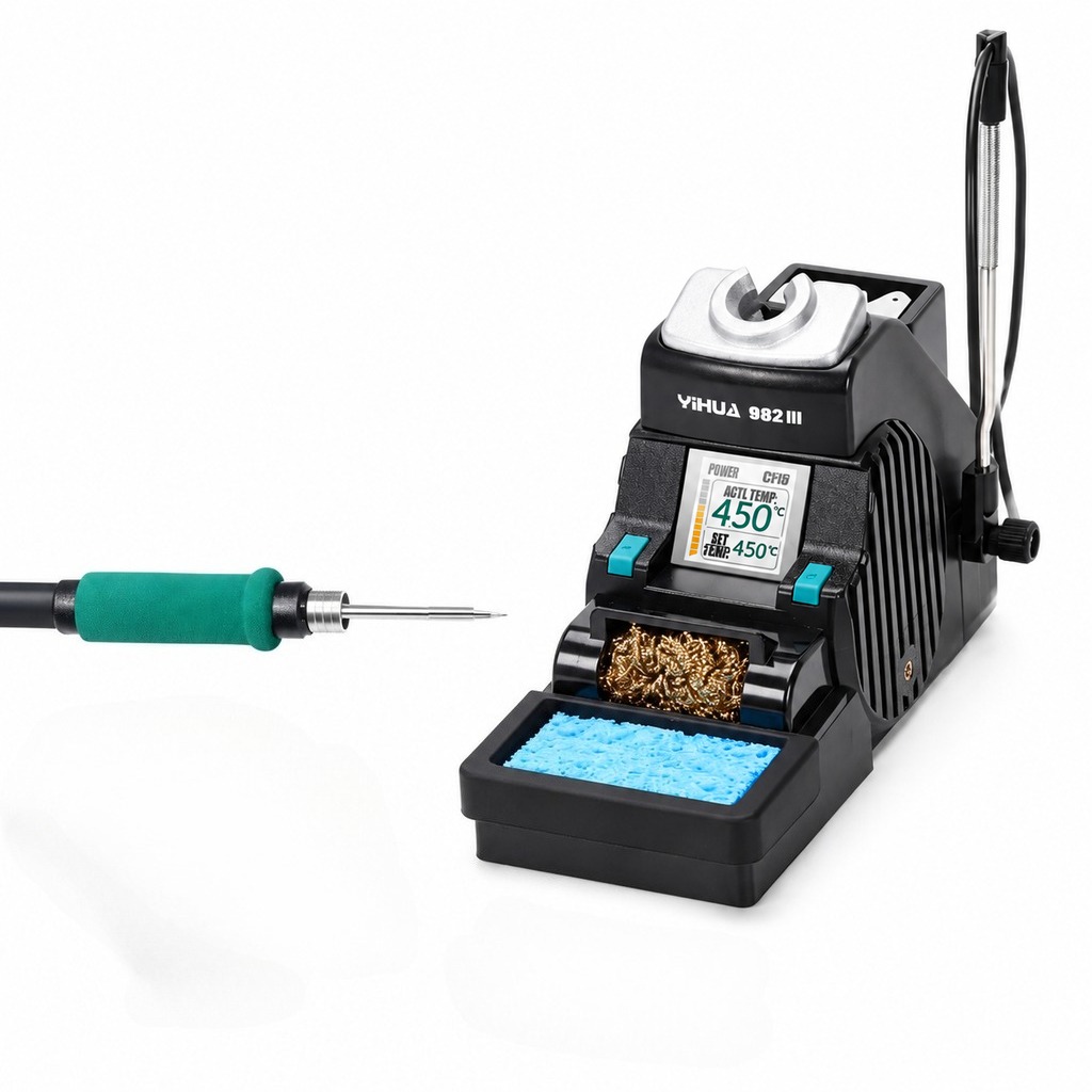 C210 Precision Soldering Station - YIHUA 982-III C210 สถานีบัดกรีความแม่นยำสูง ควบคุมอุณหภูมิ สถานีซ่อมแซมงานเชื่อม