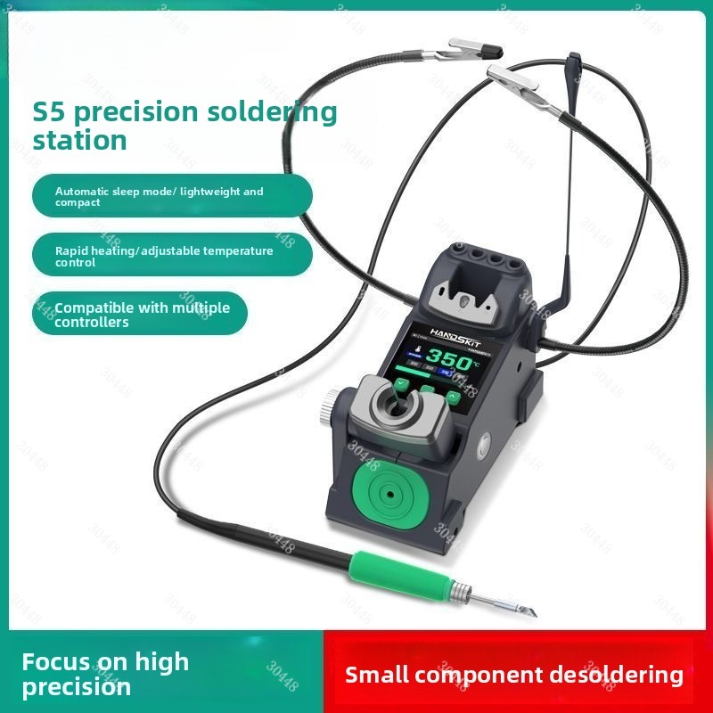 ชุดเครื่องบัดกรีแบบพกพา S5 รุ่ - C210 Precision Soldering Station บทวิจารณ์และราคา