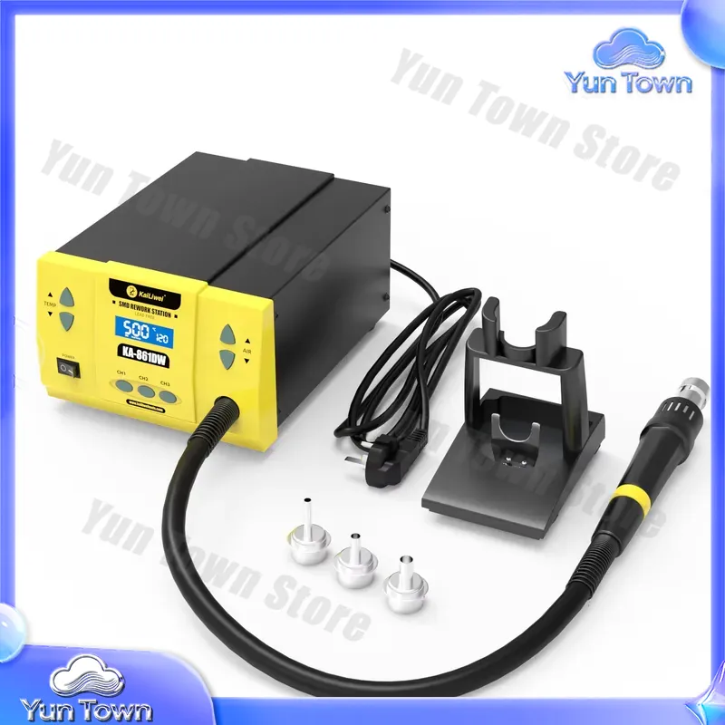 สถานีรีเวิร์คแบบลมร้อนดิจิตอลไ - Hot Air Rework Station 861Dw บทวิจารณ์และราคา