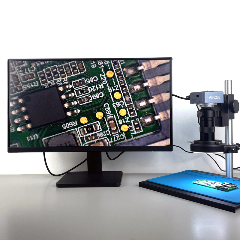 Full HD 4K 60FPS Ultra HD 1080 - 4K Microscope Camera Sony Sensor บทวิจารณ์และราคา