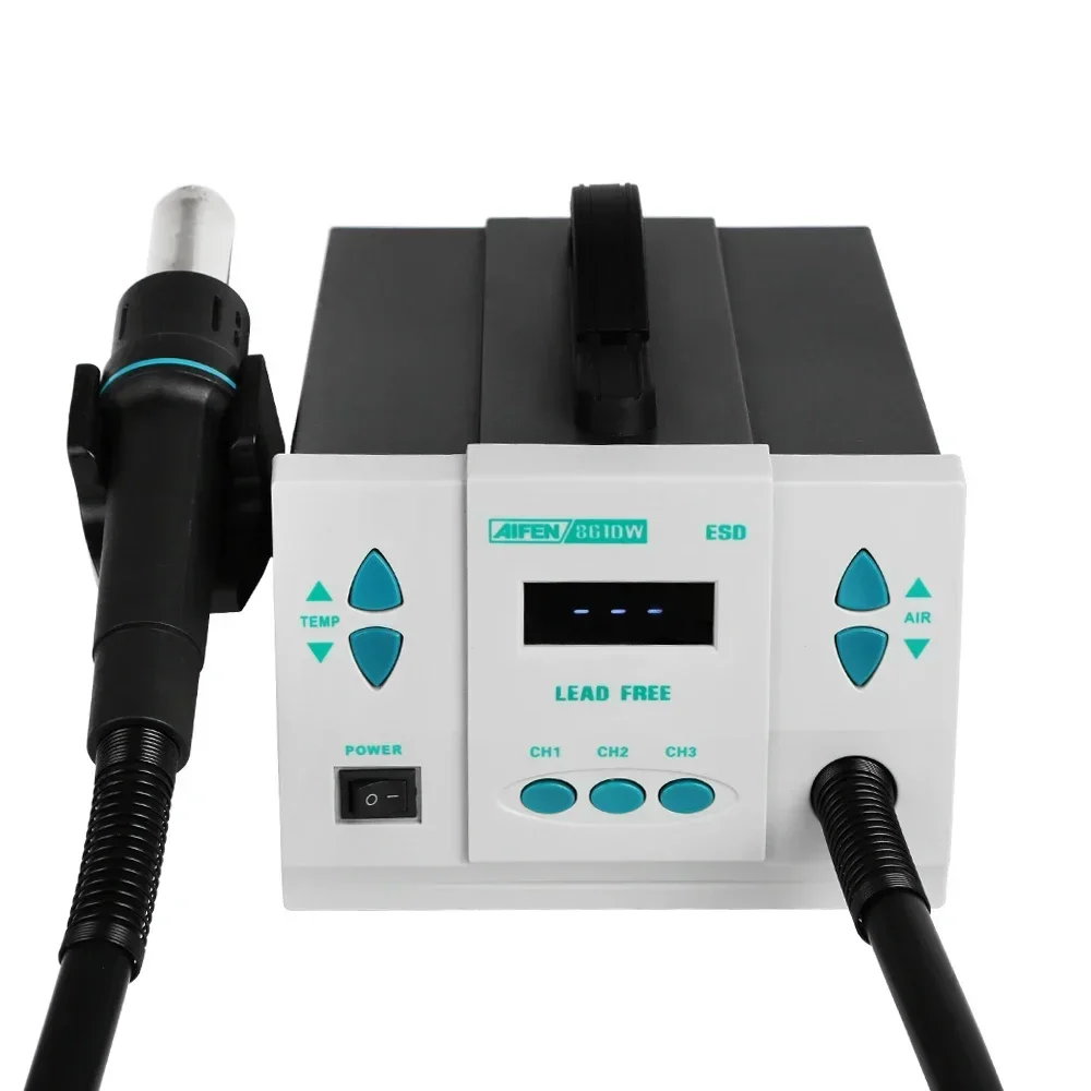 สถานีบัดกรีลมร้อนแบบพกพา AIFEN - Hot Air Rework Station 861Dw บทวิจารณ์และราคา
