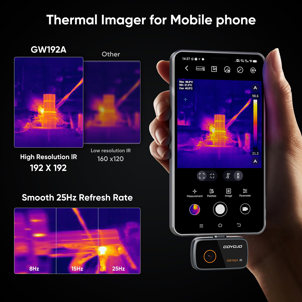 GW192A กล้องถ่ายภาพความร้อน 19 - Thermal Imaging Camera Pcb Repair บทวิจารณ์และราคา