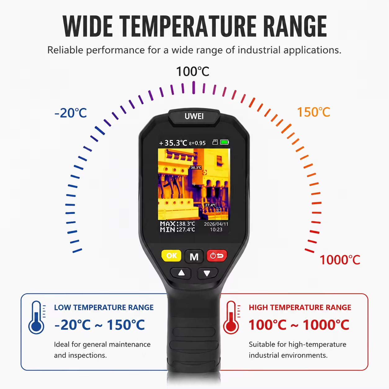 กล้องถ่ายภาพความร้อนแบบมือถือ  - Thermal Imaging Camera Pcb Repair บทวิจารณ์และราคา