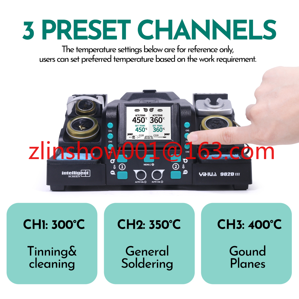 สถานีบัดกรีพร้อมแหนบแม่นยำ หัว - C210 Precision Soldering Station บทวิจารณ์และราคา